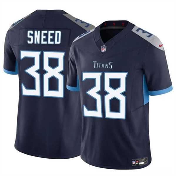 Youth Tennessee Titans #38 L%27Jarius Sneed Navy 2024 F.U.S.E. Vapor Limited Stitched Jersey Dzhi